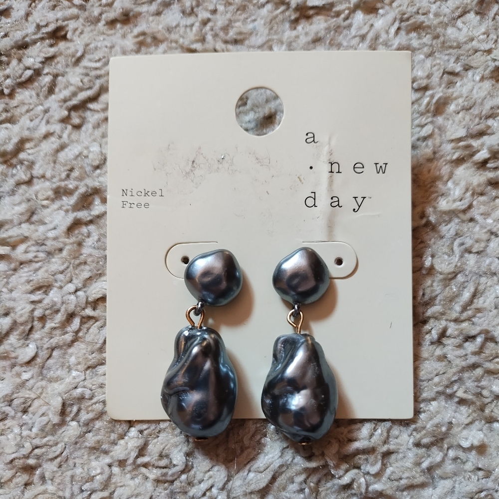 Blue and Gold a new day Earrings